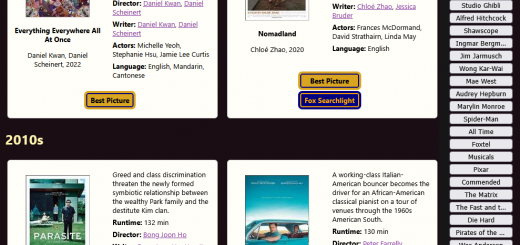 A screenshot of my gallery